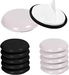 12pcs Auto Adhesive Chair Leg Pad 25mm Not Slip Floor Protectors Strong Noise Reductions Furniture Pad for Household Furniture Leg Caps