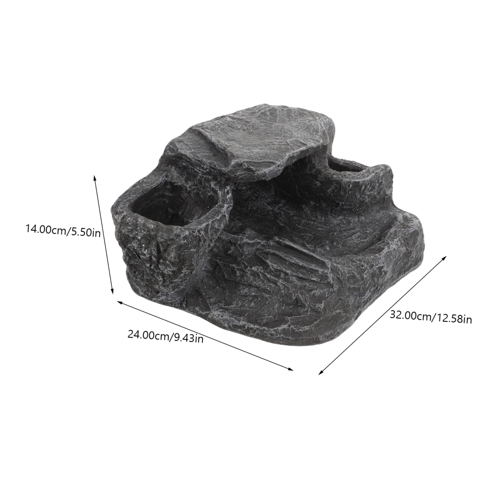 COLLBATH Adornos Paisajísticos para Peceras De Tortugas Plataforma De Resina para Tortugas para Decorativa para Acuario y Suministros para De Agua