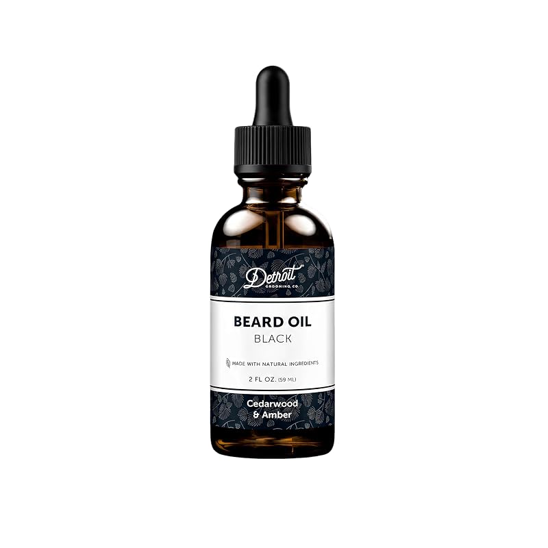 Óleo para barba Detroit Grooming Co. Black, 59 mL