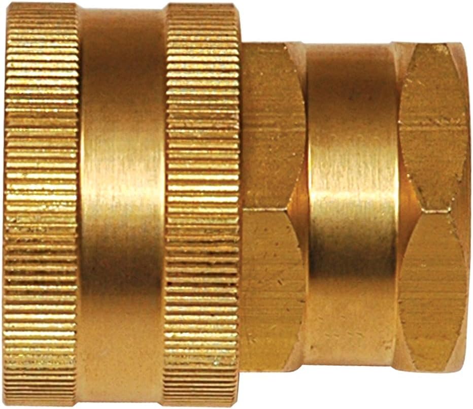 A.M. Leonard Quick Coupler Hose Connector, Female Connector/Coupler Only, Brass