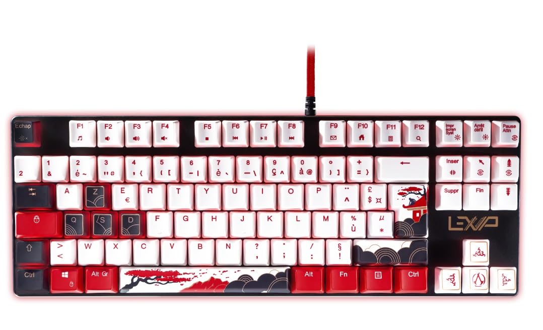 Lexip x Ubisoft Assassin's Creed Shadows Disciple: juego de PC + teclado AZERTY