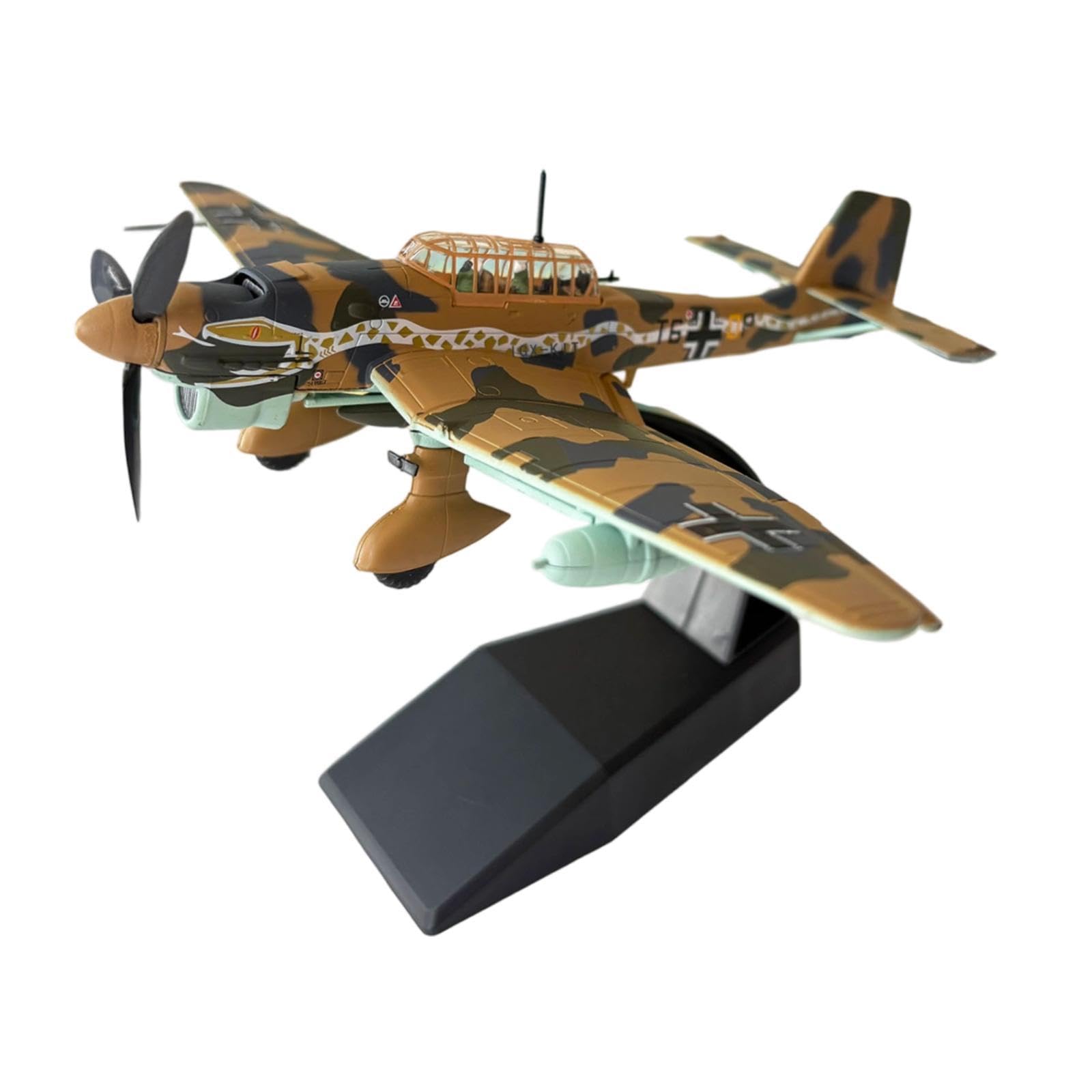 Modellino di Aereo da Caccia in 1/72, assemblaggio Realistico, Giocattolo da Costruire per la Camera da Letto, la mensola, e, Style C