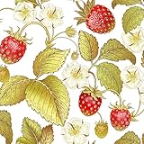 Livelynine Strawberry Wallpaper Peel and Stick Vintage Strawberry Floral Contact Paper for Drawers Removable Pink Green Leaf & Berry Fruit Self Adhesive Wallpaper for Bedroom Kitchen Locker 17.5x78.8