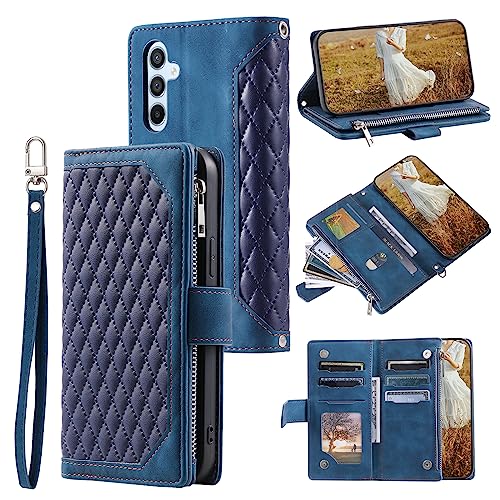 Étui portefeuille pour Samsung Galaxy A35 5G idéal pour voyager avec sa dragonne