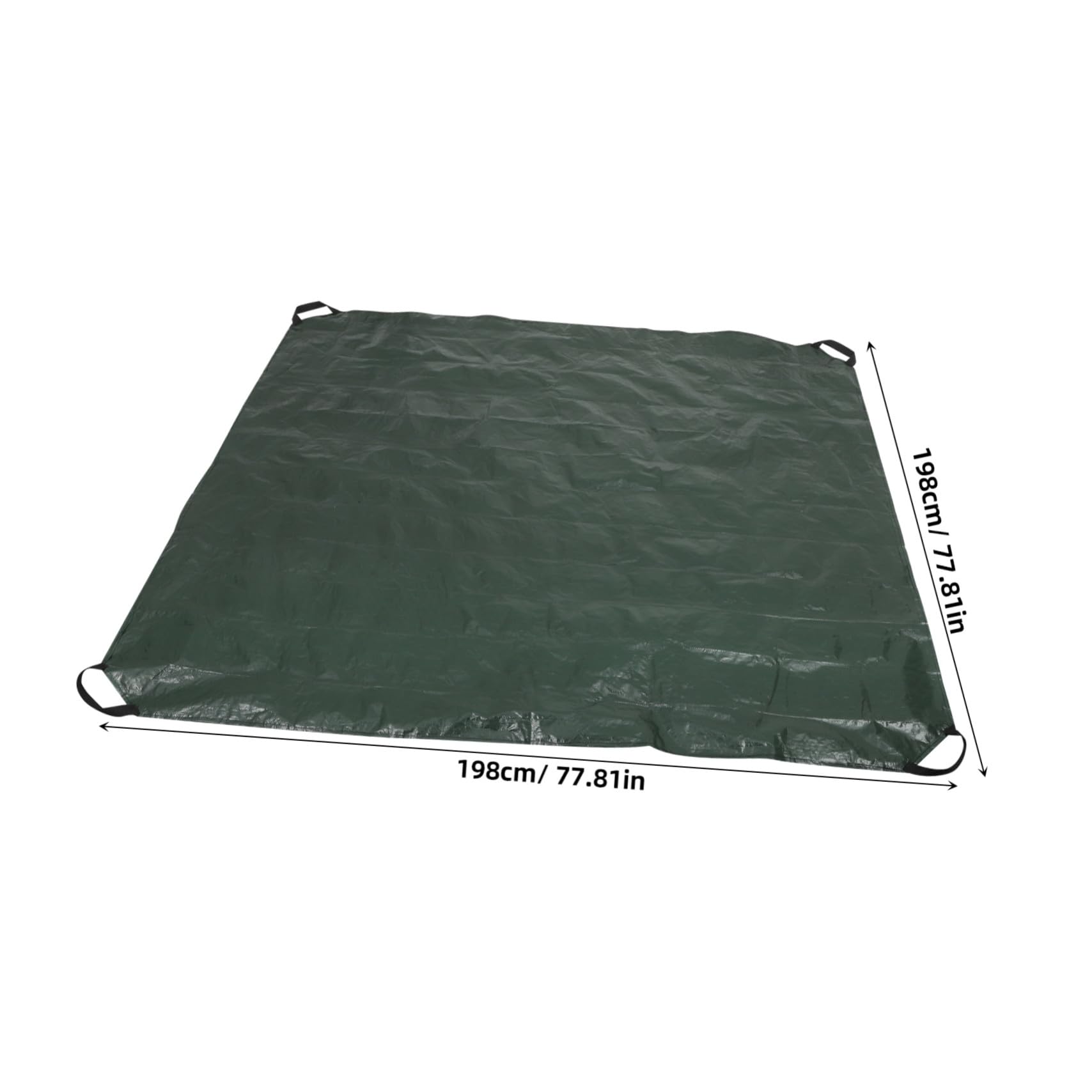 Paquet de Ramassage des Feuilles Pliable Vert Pe Robuste pour Jardin