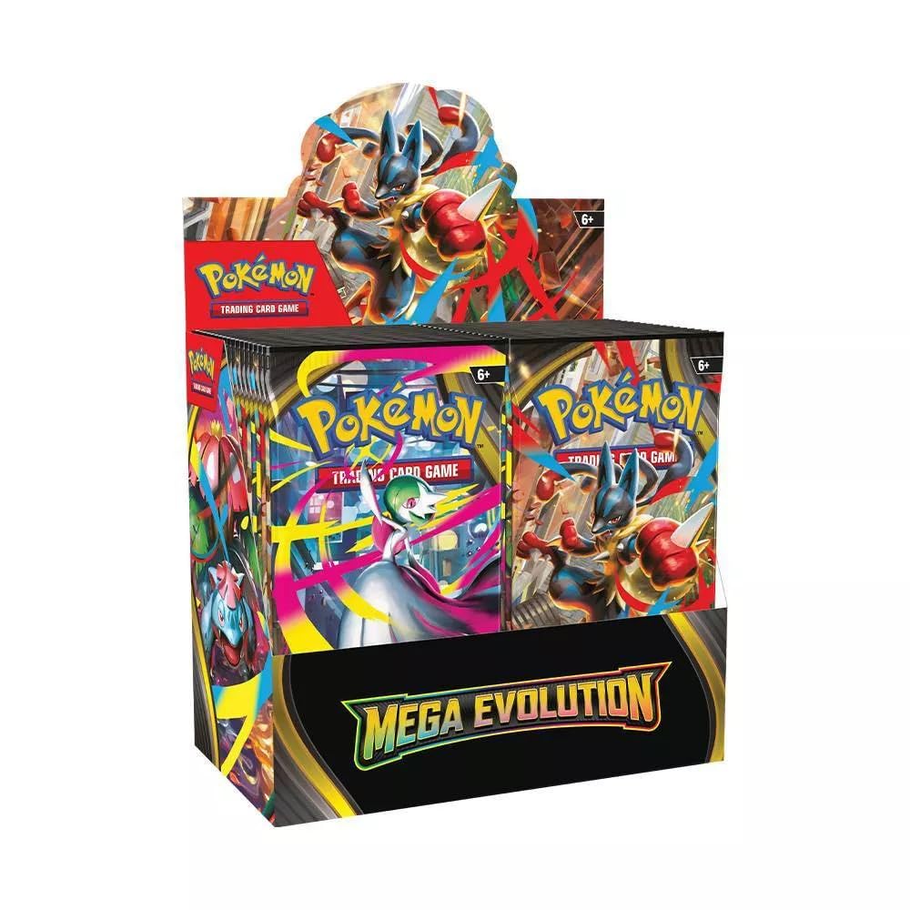 Pokémon Trading Card Game: Mega Evolution Booster Display