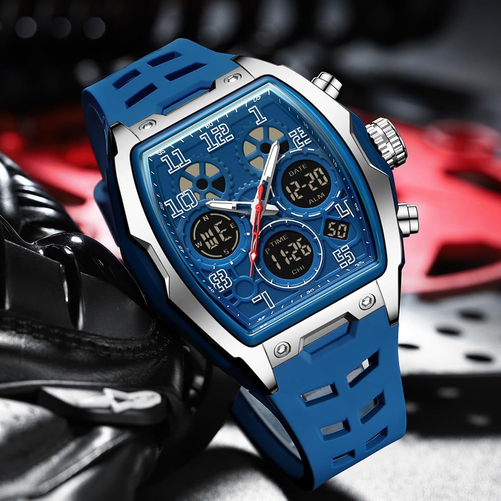 Montre TICKEEN affichage digital analogique