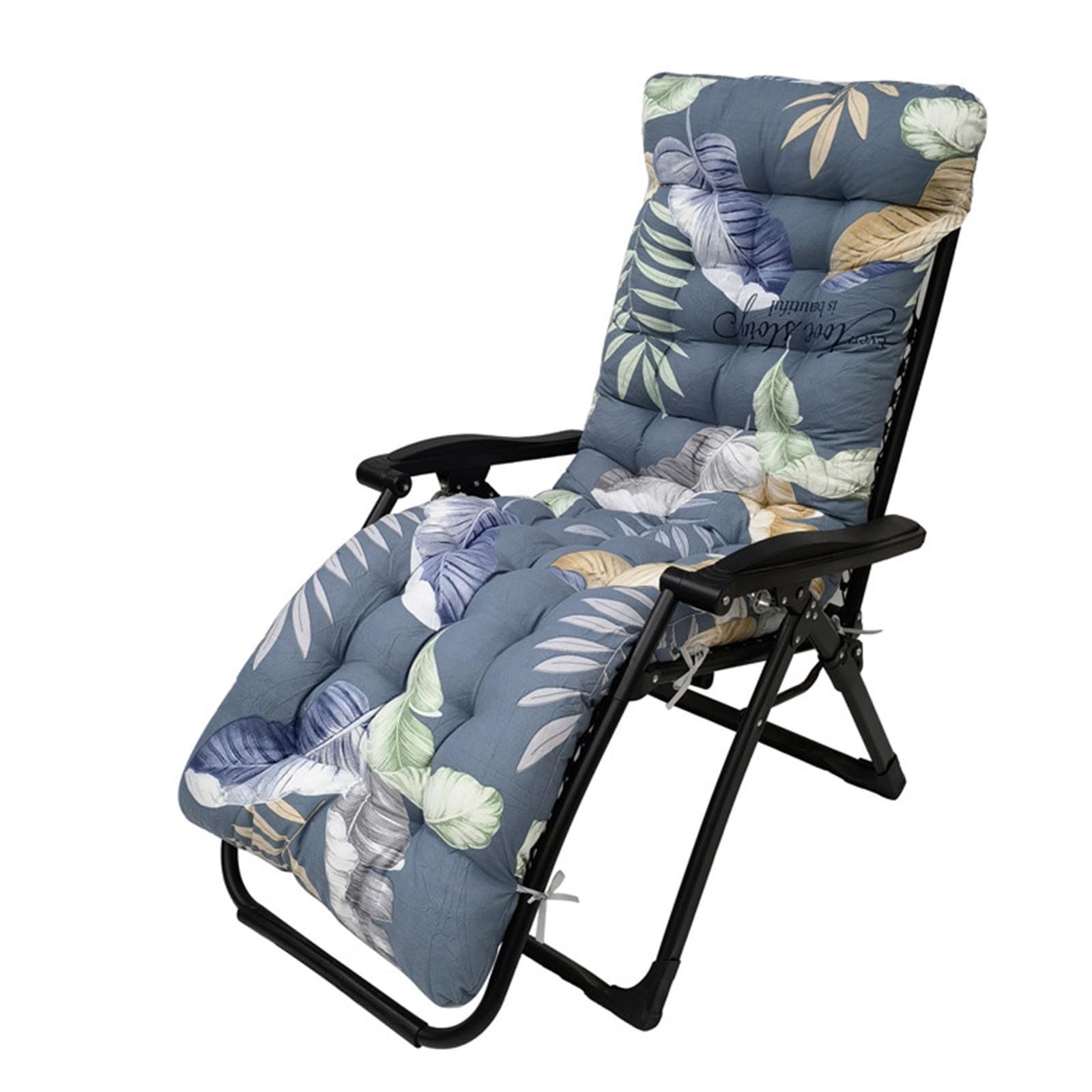 ELzEy Liegestuhl Auflage 150x48cm - Weiches Polster Für Gartenliegen & Relaxstühle