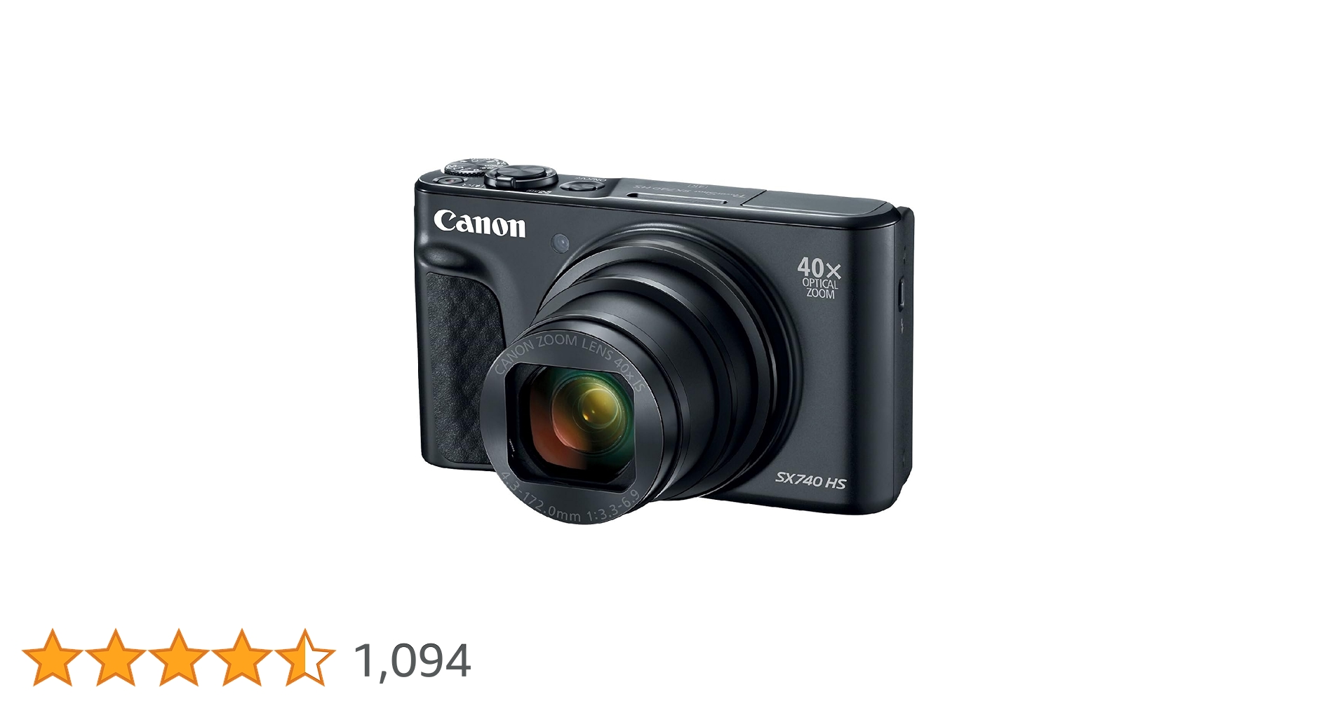 Amazon | Canon PowerShot SX740 デジタルカメラ40倍光学ズーム&3