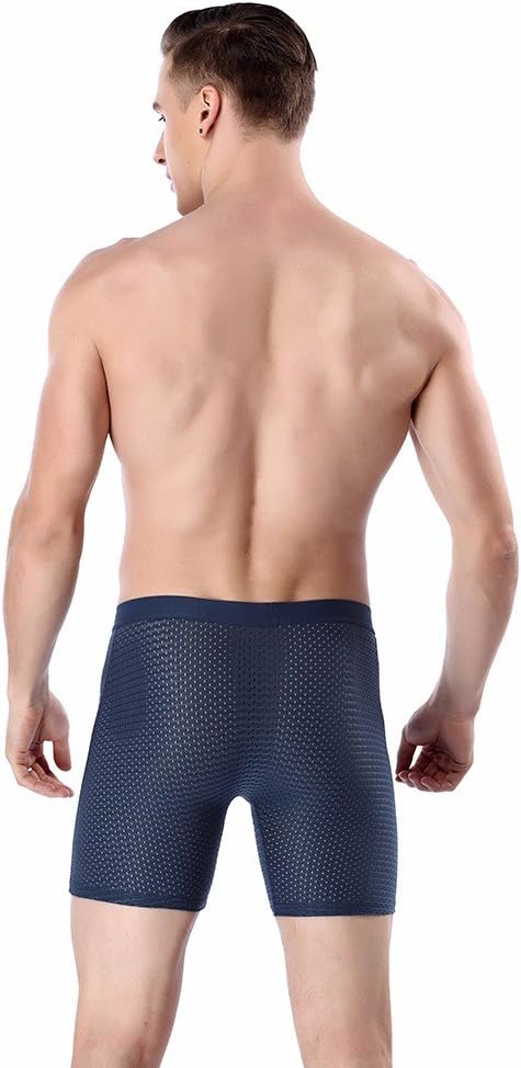 Mens Boxers Sexy Comfortable Casual Blue