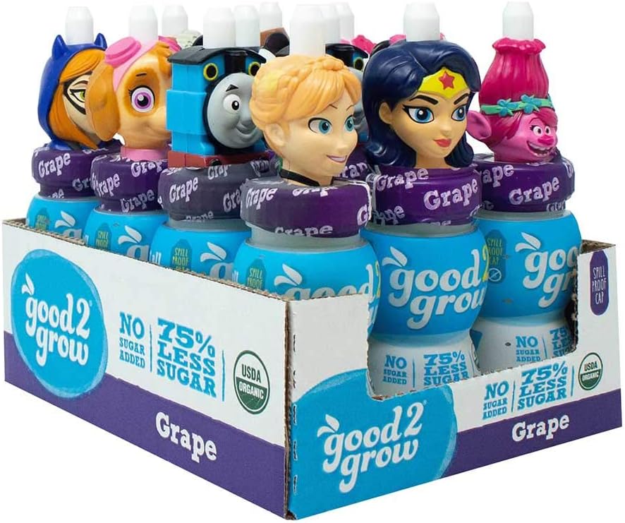 Good 2 Grow Single Serve Juicy Waters Grape, 6 Fluid Ounce - 12 per case.