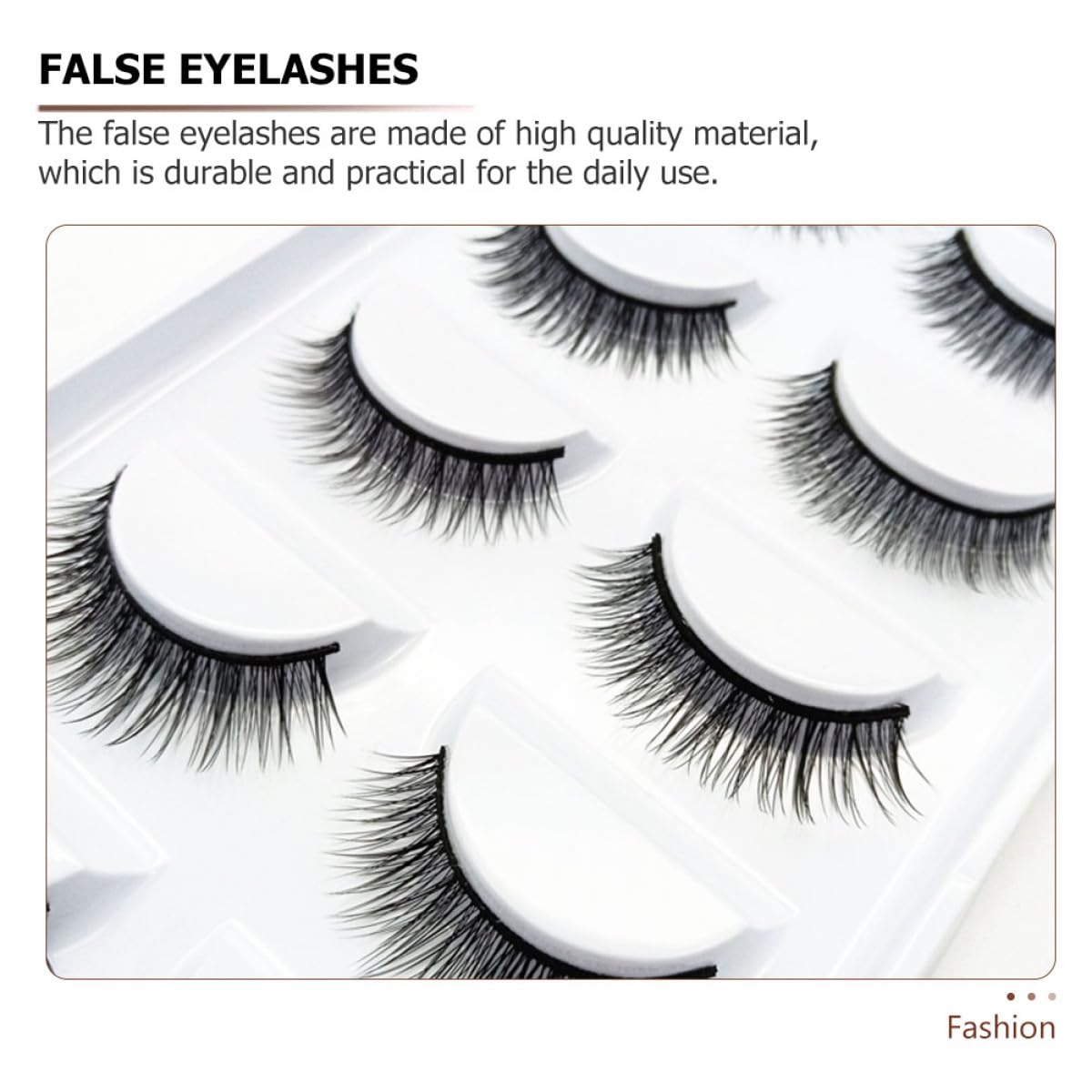 UKCOCO Faux Cils Naturels 3d, 10 Paires, Doux et Confortables, Accessoires de Maquillage pour Fille, pour Usage Quotidien et Soirées