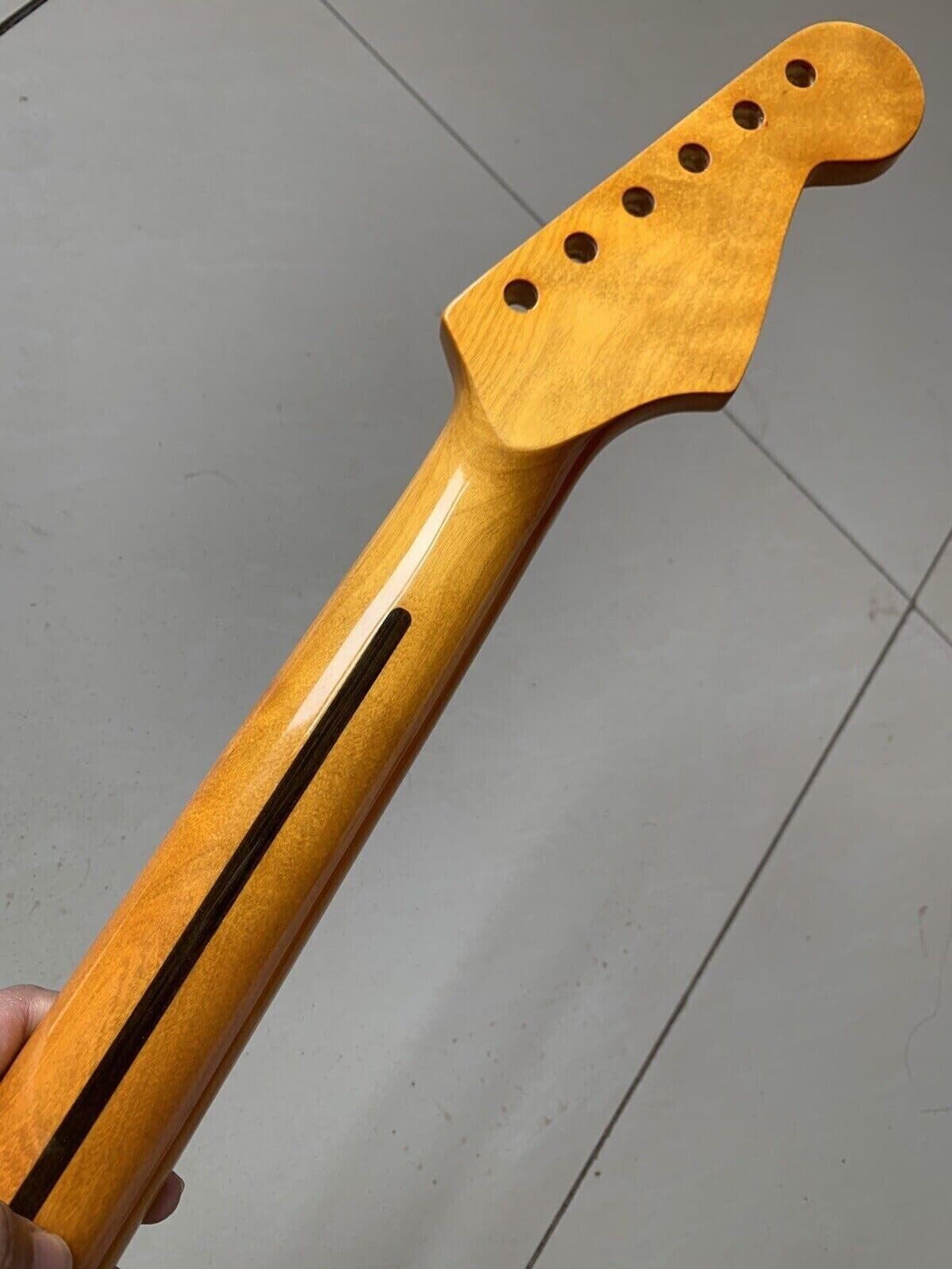 Amazon.co.jp: 左利き用イエローギターネック 22 フレット 25.5 インチ