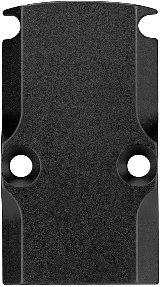 NDZ Performance Optic RMR Cover Plate for Glock Gen 1-5 fits Trijicon Slide Cuts & Holosun 407C / 507C Laser Engraved Anodized Aluminum in Red - Choose Design