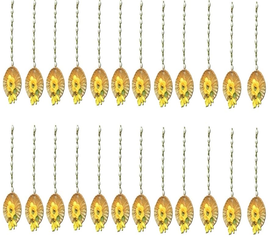 See full amazon price history chart for HALDI MEHANDI TRENDY Flower yellow Fabric Along with Maang Tikka for Women,Pack of 24 ; MangTika Set for Wedding | Baby Shower | Shaadi| Haldi | Mehandi | Party in Yellow Colour for Girls HALDI MEHANDI TRENDY Flower yellow Fabric Along with Maang Tikka for Women,Pack of 24 ; MangTika Set for Wedding | Baby Shower | Shaadi| Haldi | Mehandi | Party in Yellow Colour for Girls (B0CP4JG12X) Amazon Price History, Amazon Price Tracker