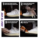 SNEAKARE 100ml Shoe Cleaner & Yellow Stain Remover for Shoes - Sneakers Sole Saver with Brush, Gloves & Tape - Clean Sneakers Sole, Dirty Shoes Cleaner gallery image