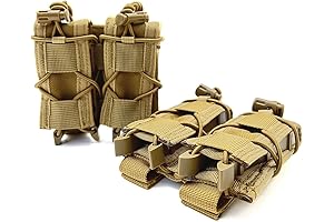 2PC Molle Pistol Mag Pouch: A Secure Haven for Your Sidearm's Ammunition