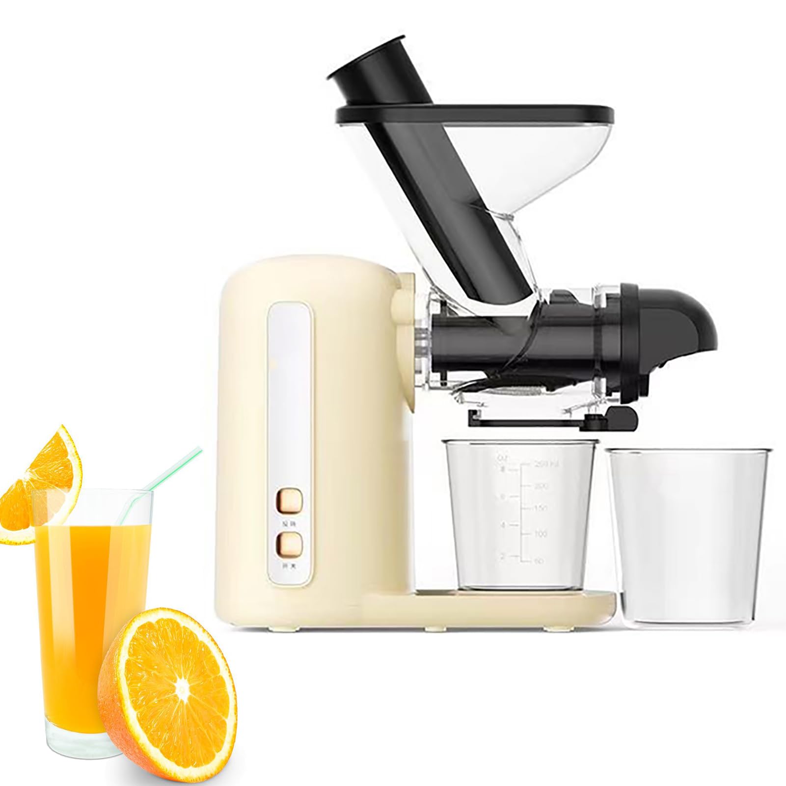 Presse-agrumes à froid 100W, extracteur de jus masticateur lent
