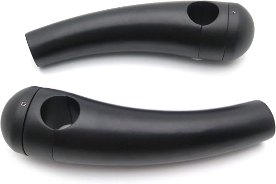 XKMT-1 Bar Black Handlebar Pullback Risers Compatible With Universal Bikes [B0129DGE6E]