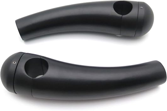 XKMT-1 Bar Black Handlebar Pullback Risers Compatible With Universal Bikes [B0129DGE6E]