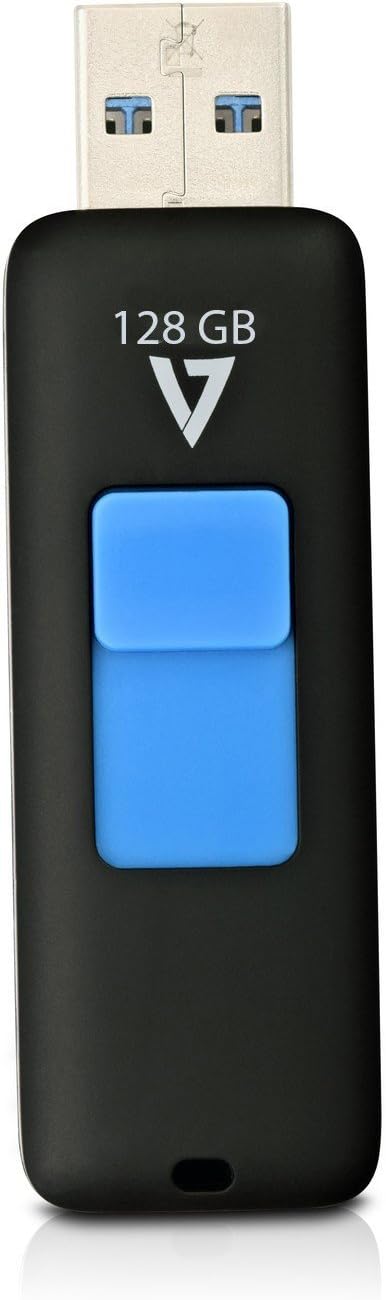 V7 VF316GAR-BLK-3N 16GB Flash Drive USB 3.0, Black