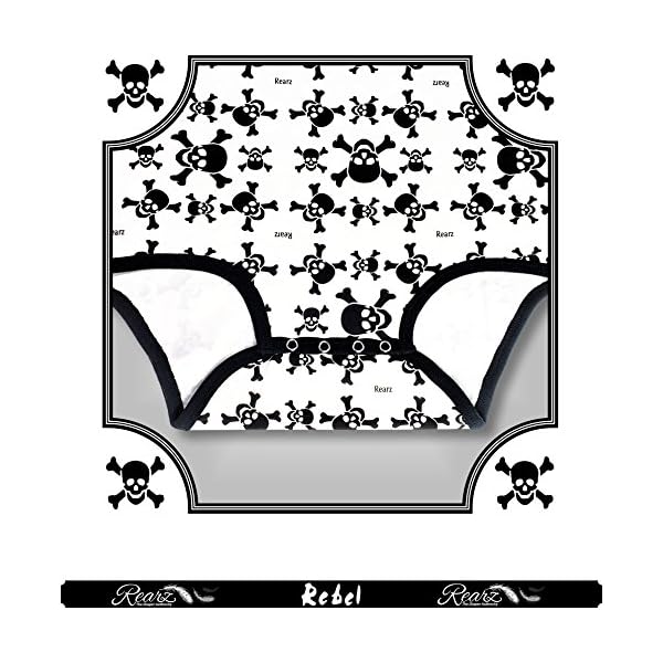 Rearz-Rebel-Snap-Crotch-Bodysuit Rearz - Rebel - Snap Crotch Onesie,White,XXX-Large