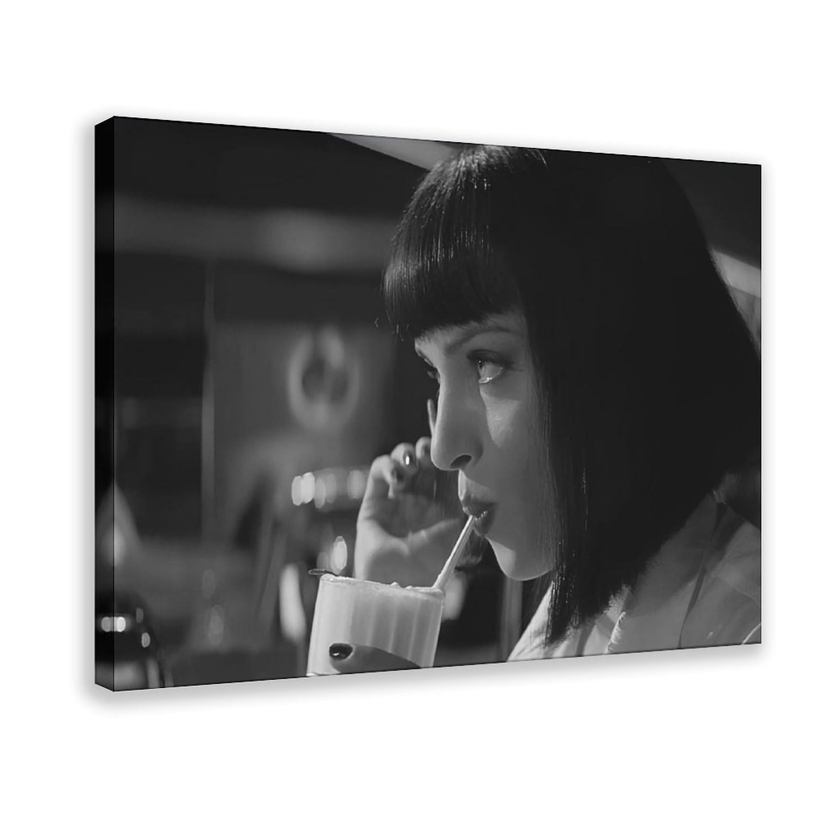 OQUAJK Pulp Fiction Poster Canvas Poster Bedroom Decor Landscape Office Room Decor Gift 12x18inch(30x45cm)