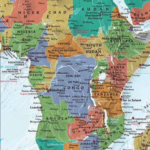 National Geographic Maps RE00622079 National Geographic World Wall Map thumb #1