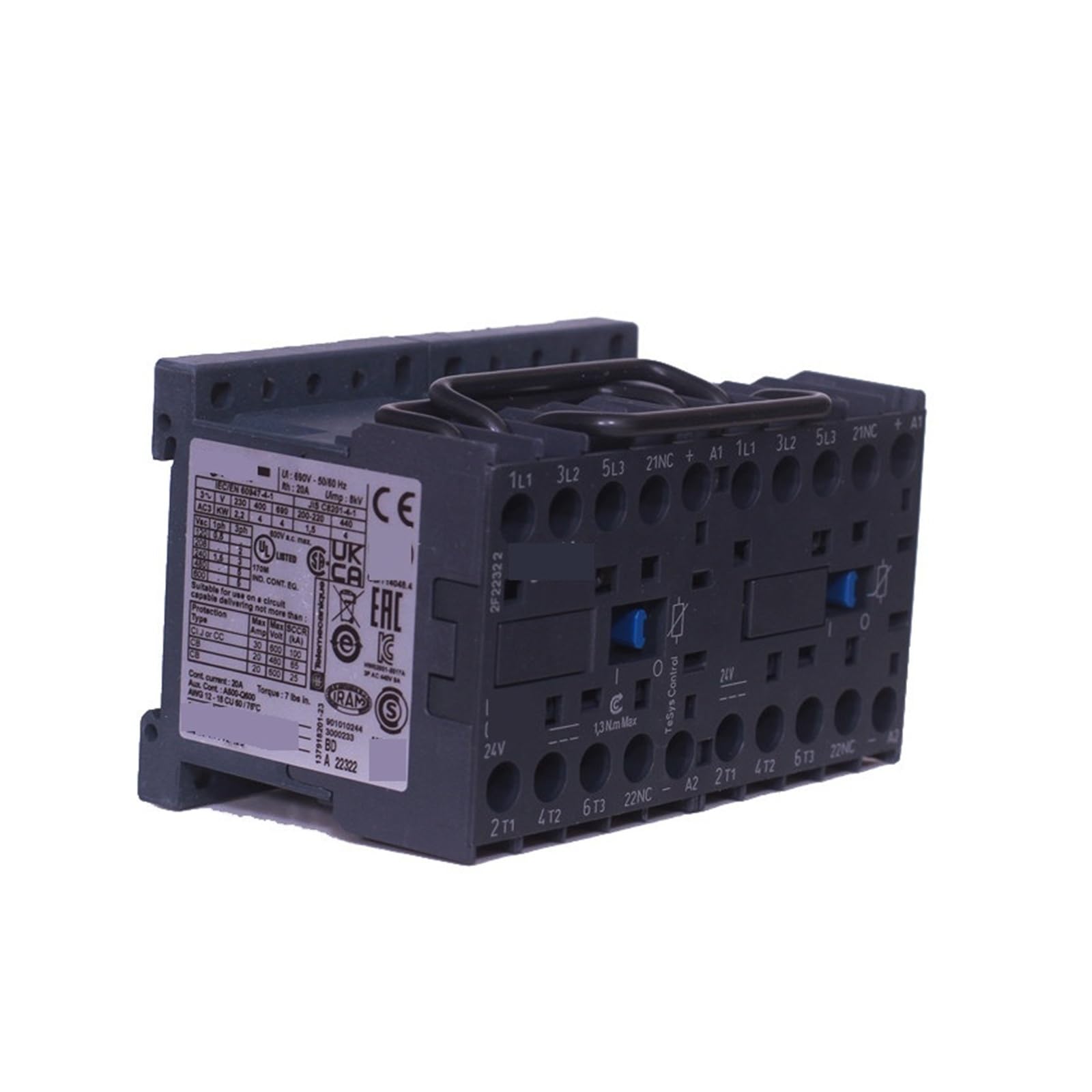 Contacteur LP2K1201BD DC24V relais de commutation tableau de bord