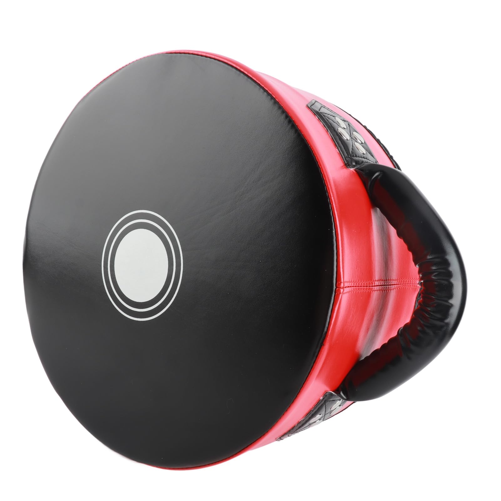 Haofy Bouclier de Boxe en Cuir PU avec Brassards Réglables pour l'entraînement de Force, adapté à Les âges et Niveaux de Compétence, 34 X 17 Cm