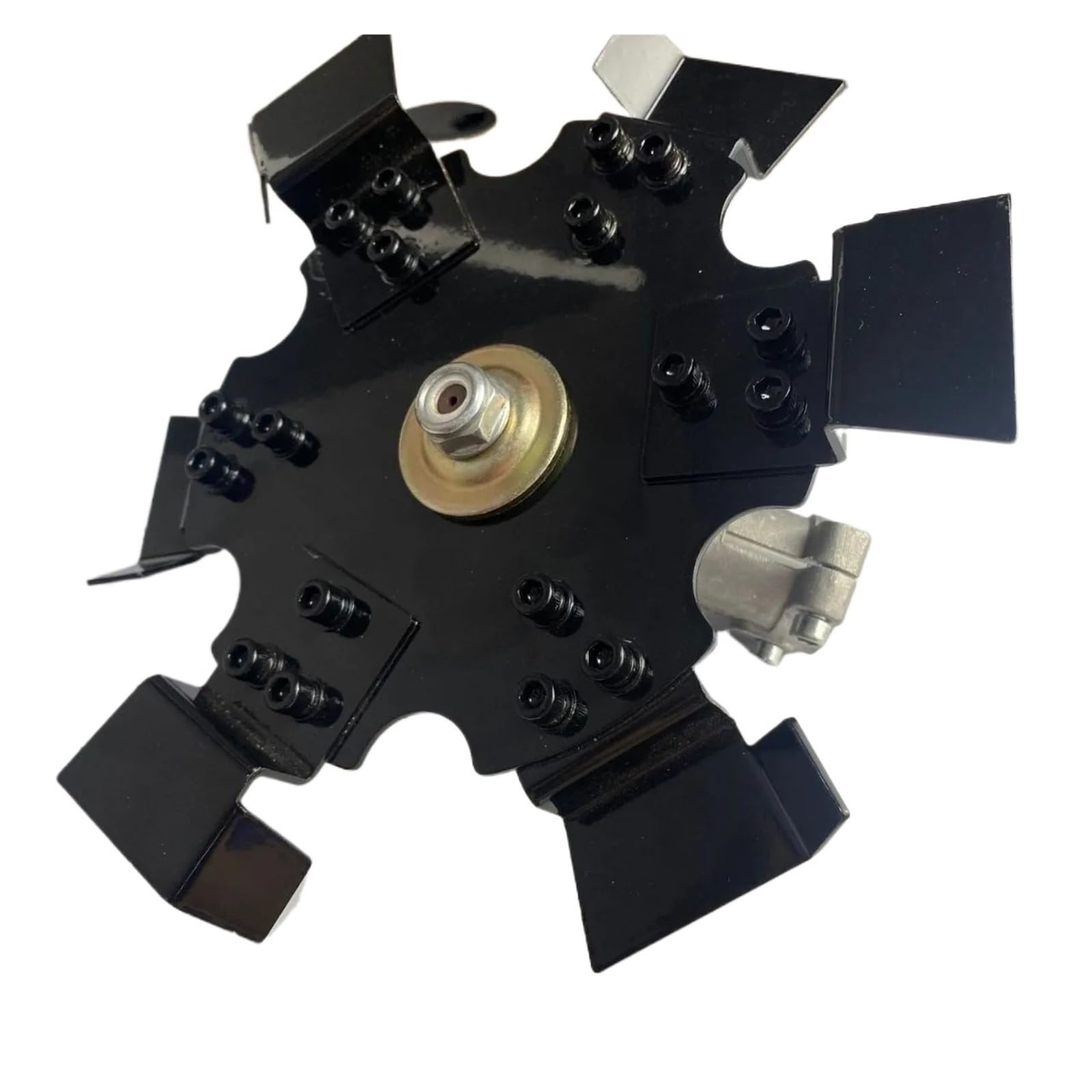 Accessorio for tosaerba con testa for decespugliatore in acciaio al manganese, lama for solco, for giardino(Small ditching wheel)