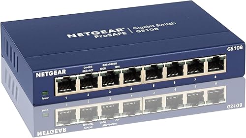 Vista 7 de Interruptor con 5 puertos Netgear GS105NA ProSafe