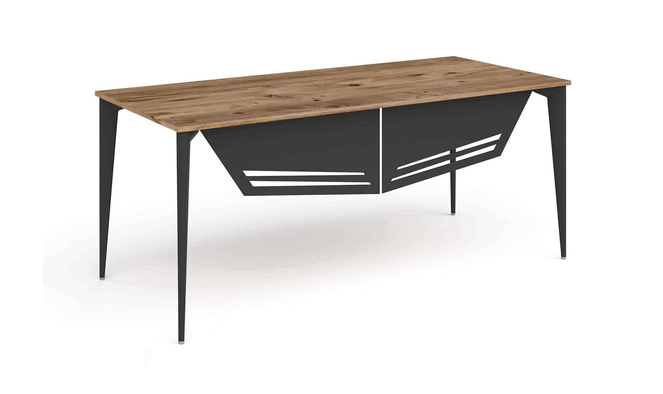 Uzay Ofis Dion Çalışma Masası, 120 cm, A.Çam - Siyah