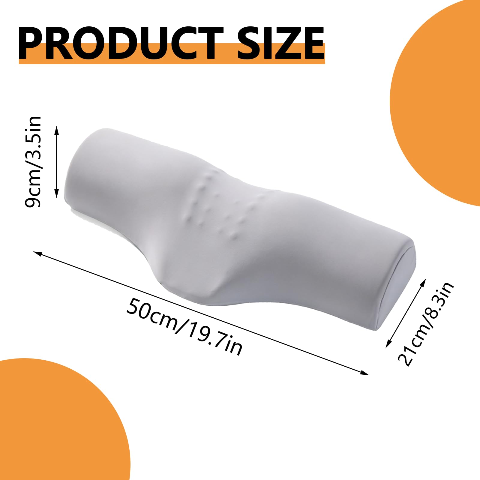 Cuscino Cervicale, Cuscino Ortopedico Ergonómico In Memory Foam Per Sostenere La Cervicale E Alleviare Il Dolore, Ideale Per Dormire Bene E Migliorare La Postura