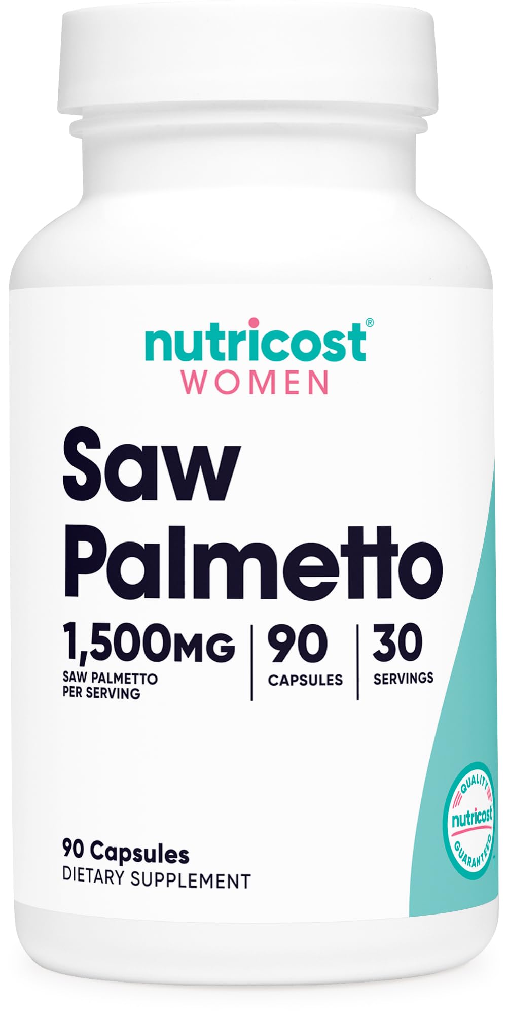 Nutricost Saw Palmetto for Women (1,500mg) 90 Capsules, 30 Servings