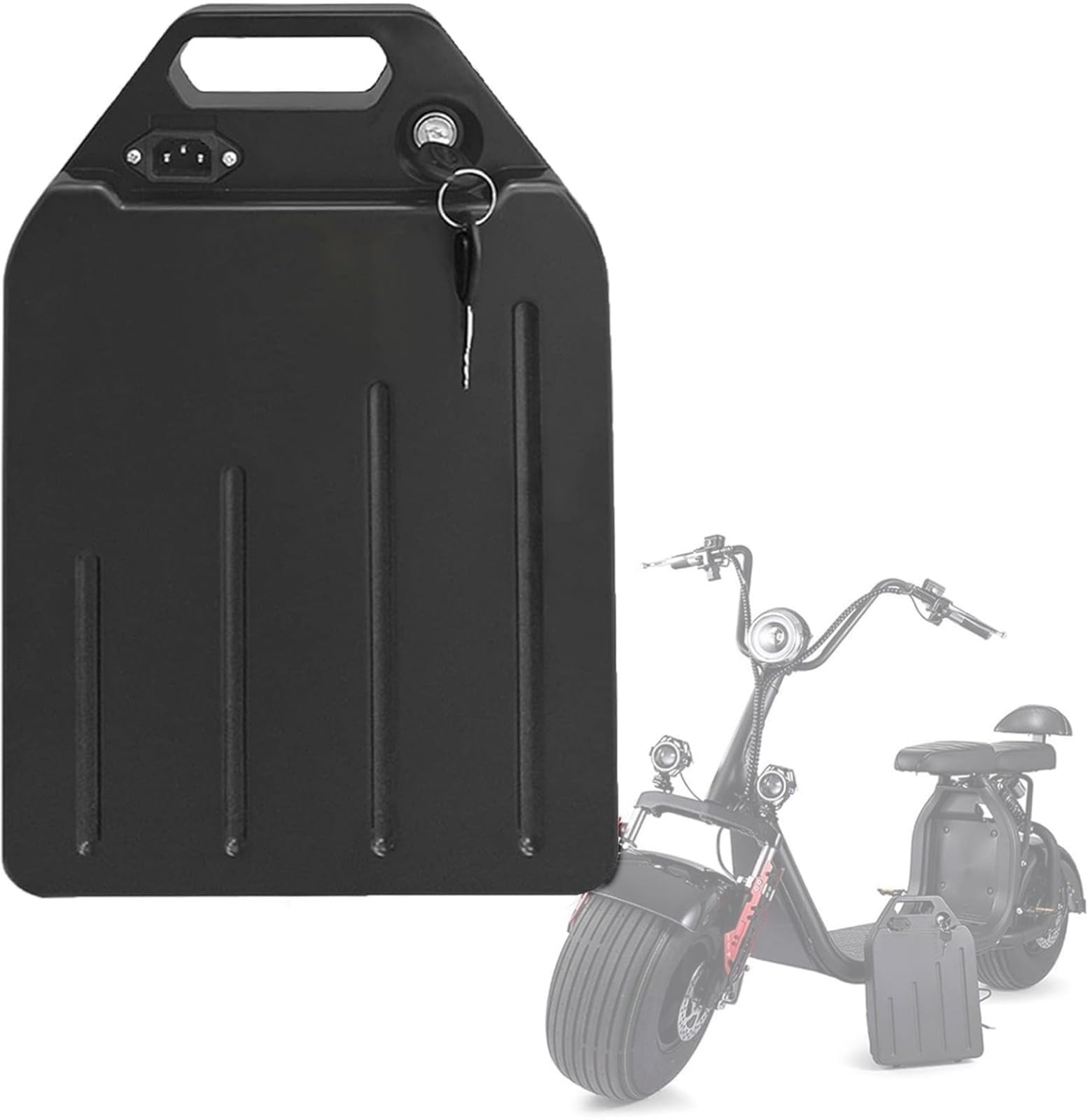 60V 20Ah 30Ah Ebike Akku, 60V 20Ah 30Ah Ebike Battery Elektrofahrrad mit Ladegerät, eingebauter BMS wasserdichter PVC-Akku für 200W 500W 750W 1000W 1500w 2000w Motor