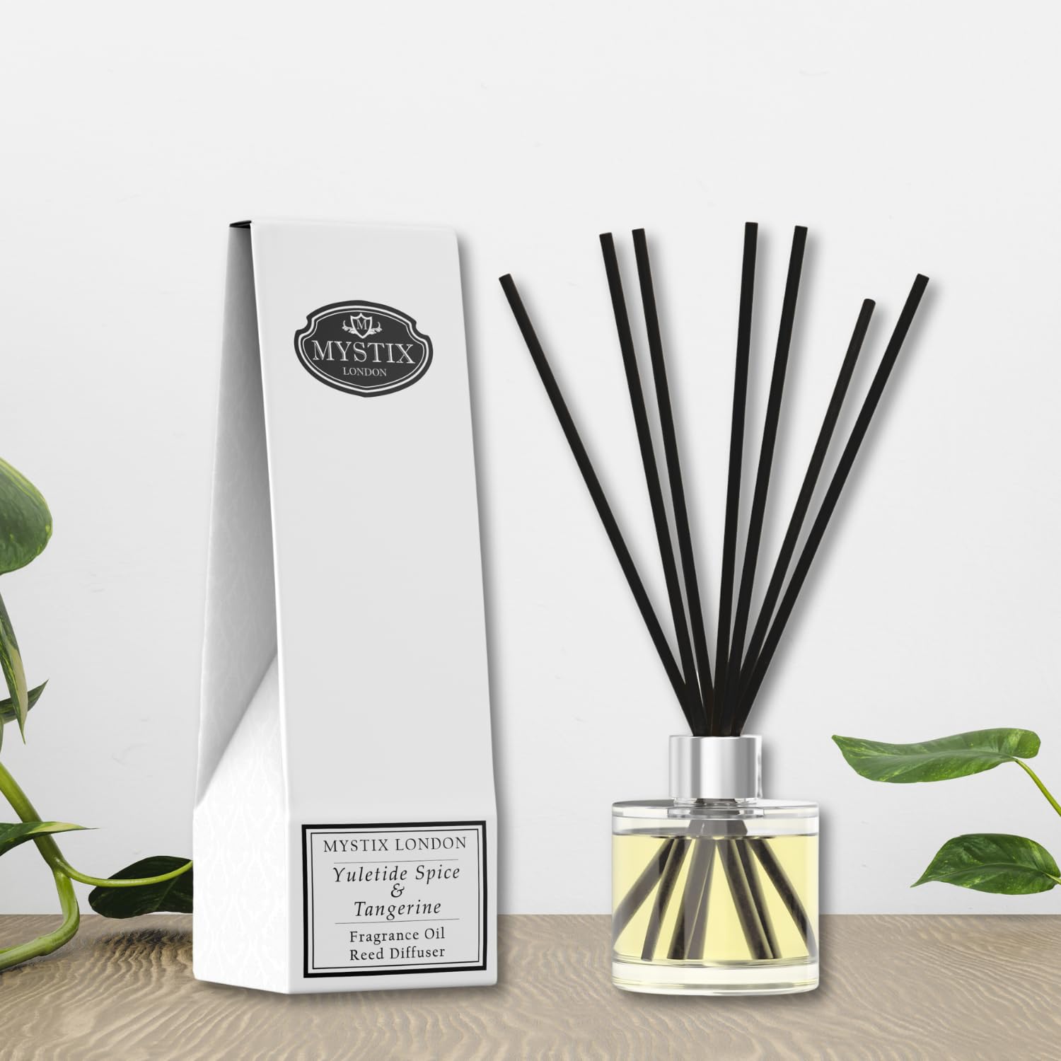 Mystix London Yuletide Spice & Tangerine Duftöl-Diffusor – 200 Ml, Nachfüllbar, Für Zuhause