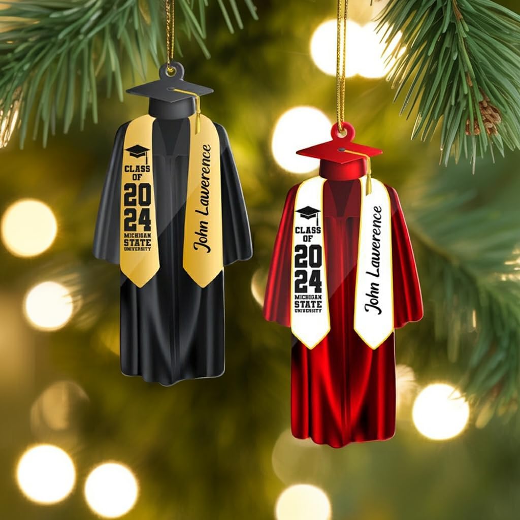 Amazon.com: Graduation Ornaments Class of 2026 - Personalized ...