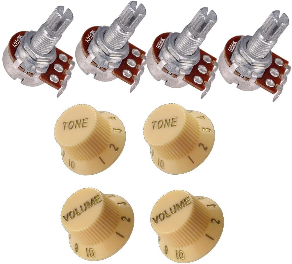 【即日発送】 40個入 エレキギターコントロールノブ ボリューム トーンポット用 メタル製 滑り止め ゴールド eob.skr.jp