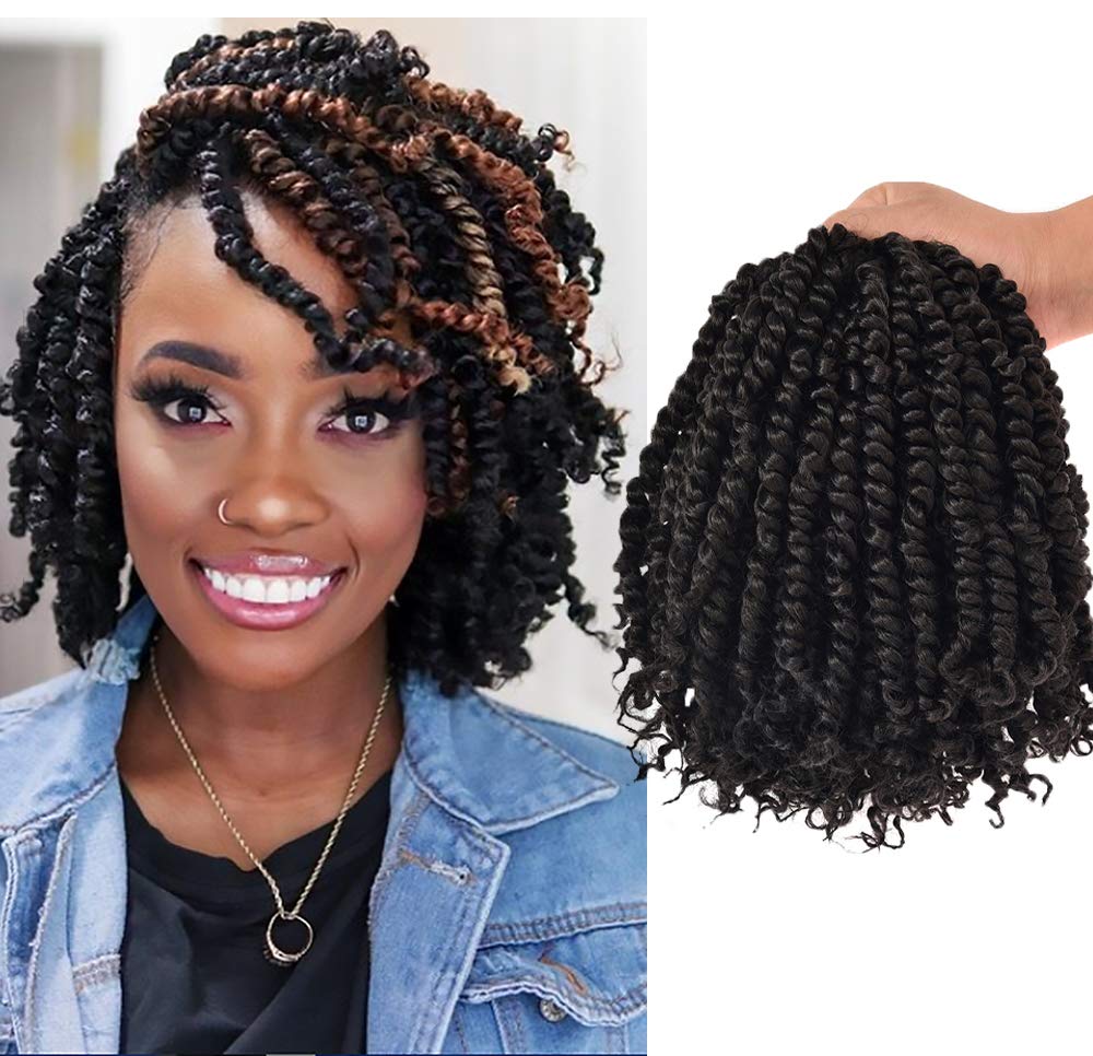 Buy 7 Packs10 Inch Pretwisted Passion Twist Crochet Hair Prelooped