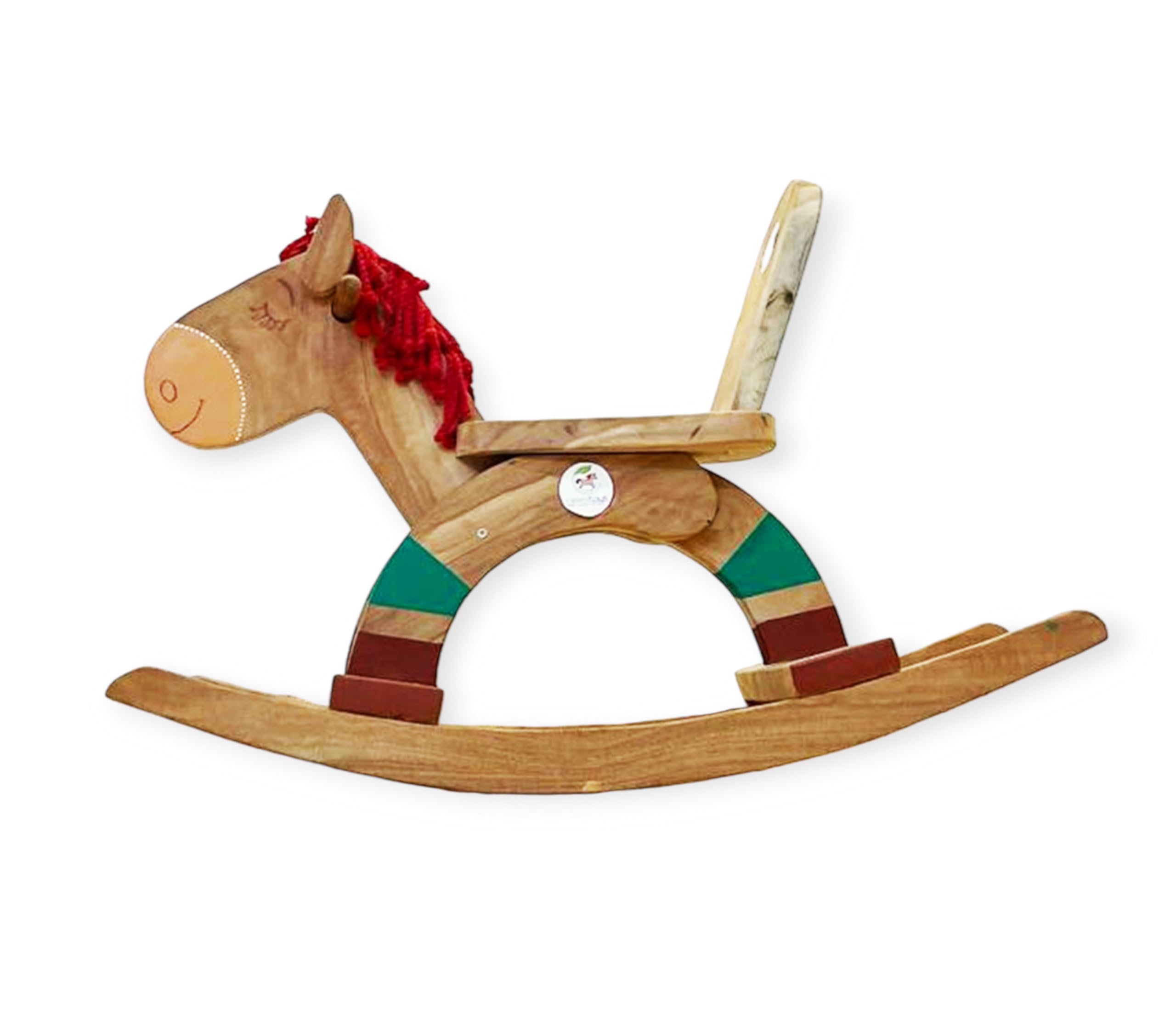 neemtoys Rocking Horse|Pure Neem Wood Swinging Horse Toy For Kids