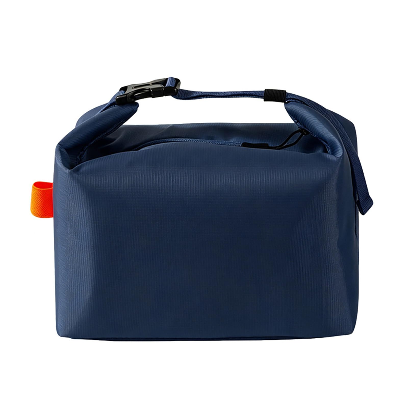 WUWYOUWL Insulated Large Capacity Waterproof Foldable Lunch Bag (Navy Blue) — image 1