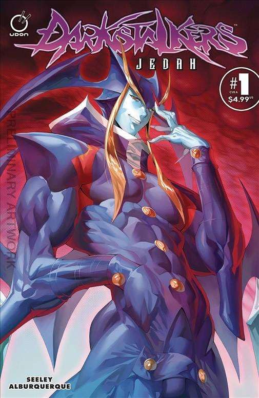 Amazon.com: Darkstalkers: Jedah #1A Udon | Comic Book Capcom Tim