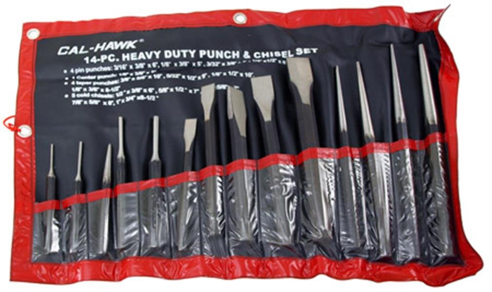 14-pc. Heavy Duty Punch and Chisel Set
