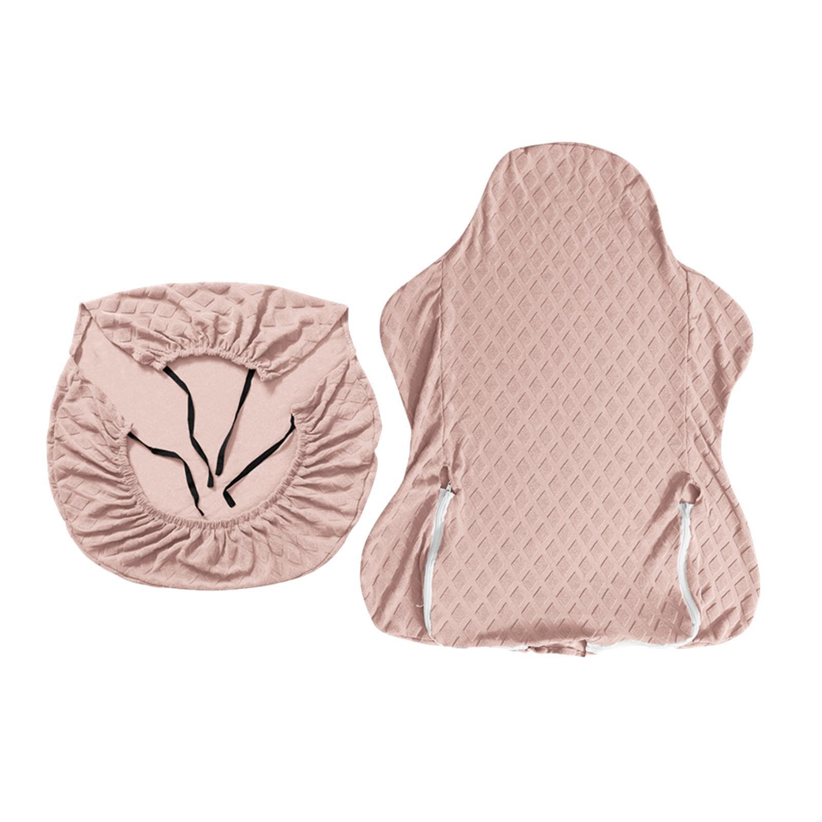 Mophrati Light Pink Office Internet Cafe Chair Seat Cover Dustproof Designed To Provide Longevity While Enhancing Style And Comfort Office Gaming Chair Cover Set Stretch, Stretch