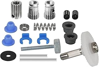 OPRIX Dual Drive Gear Hardened Steel Upgrade Kit Extruder Drivegear Compatible With BMG Extruder For Prusa I3 3D Printer Bowden Extruder