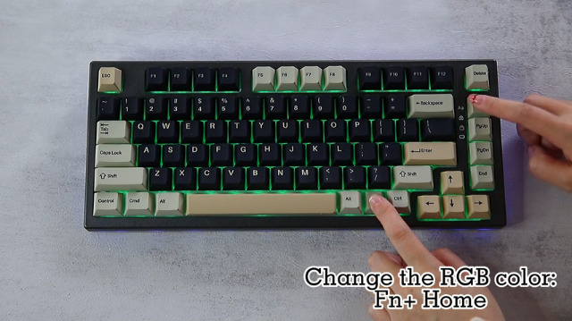 YUNZII YZ75 75% キーボード 黄軸 ミント YUNZII YZ75 ミントメカニカルキーボード – mechkeysshop