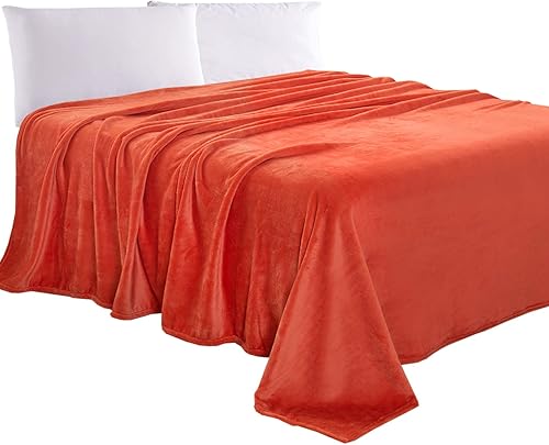 Vista 42 de Elegant Comfort Manta de Lujo con Tacto Aterciopelado, Manta Ligera para Todas las Estaciones, Ultra Suave, Suave, Acogedora-Mullida de Franela Cube