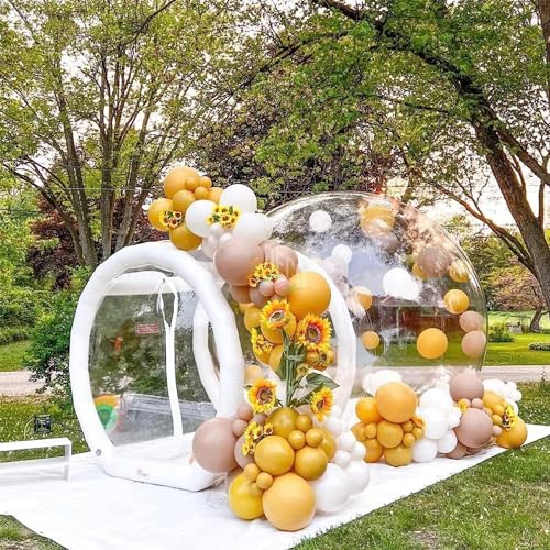 Carpa burbuja inflable transparente 10ft para camping miniatura 2