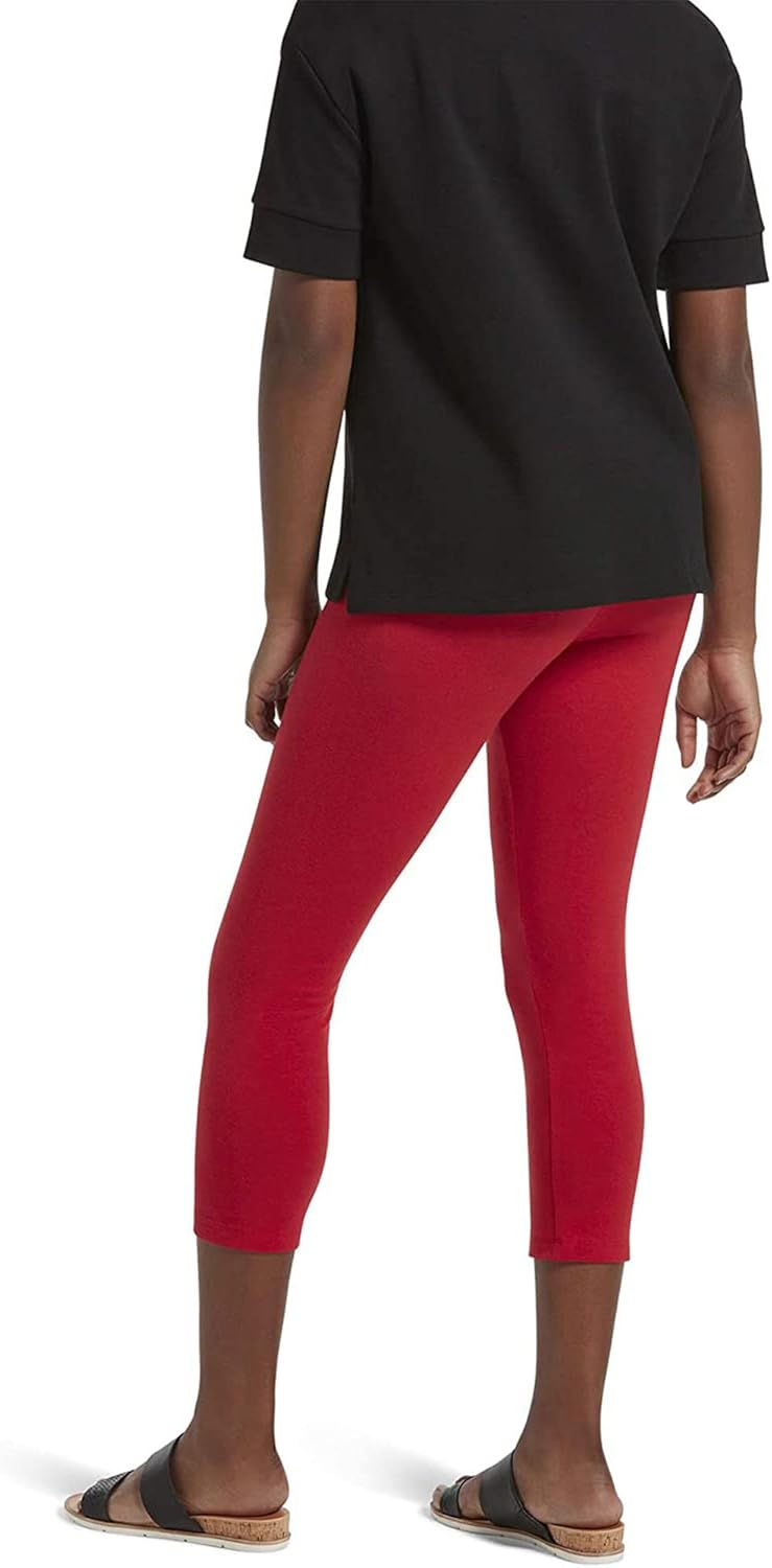 No Nonsense Womens Cotton Blackout Capri Legging - Image 2